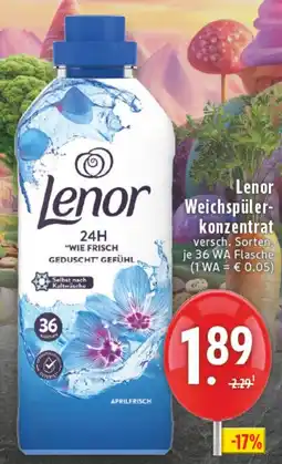 Edeka DE Lenor Weichspülerkonzentrat aanbieding