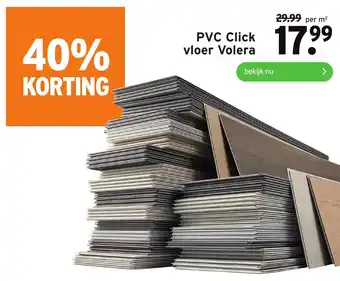 GAMMA PVC Click vloer Volera aanbieding