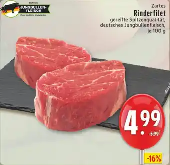 Edeka DE Zartes Rinderfilet aanbieding