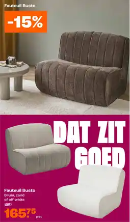Kwantum Fauteuil Busto aanbieding