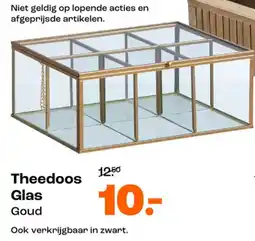 Kwantum Theedoos Glas aanbieding