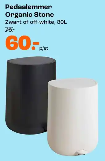 Kwantum Pedaalemmer Organic Stone aanbieding