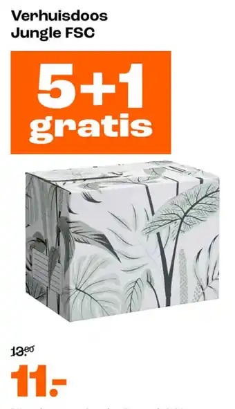 Kwantum Verhuisdoos Jungle FSC aanbieding