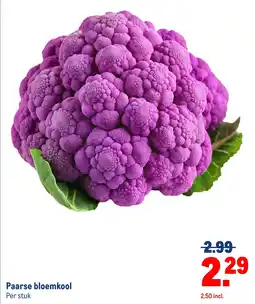 Makro Paarse bloemkool aanbieding