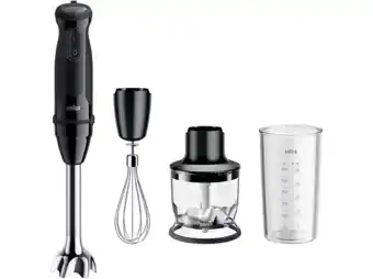 MediaMarkt Braun Multiquick 5 Mq50.202m Staafmixer Zwart aanbieding