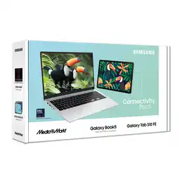 MediaMarkt Samsung Galaxy Book5 Np750xhd-kb4nl + Tab S10 Fe - 15.6 Inch Core Ultra 5 225u 16 Gb 512 Iris Grap aanbieding