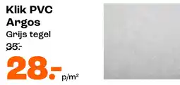 Kwantum Klik PVC Argos aanbieding