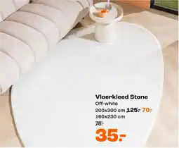 Kwantum Vloerkleed Stone aanbieding