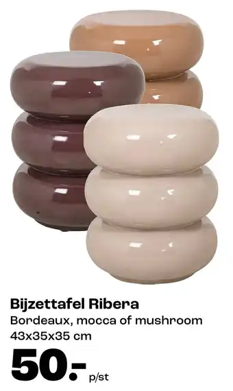 Kwantum Bijzettafel Ribera aanbieding