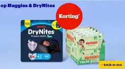 Bol.com Op Huggies & Drynites aanbieding
