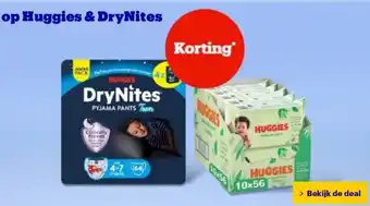 Bol.com Op Huggies & Drynites aanbieding