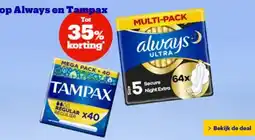Bol.com Op always en tampax aanbieding