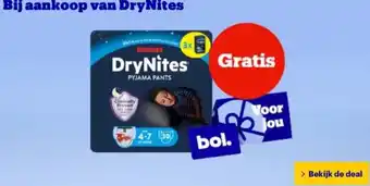 Bol.com Bij aankoop van DryNites aanbieding