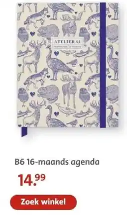 Bruna B6 16-maands agenda aanbieding