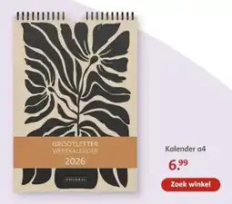 Bruna Kalender a4 aanbieding