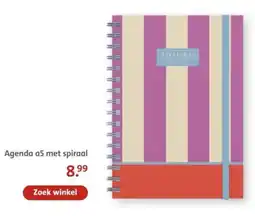 Bruna Agenda a5 met spiraal aanbieding