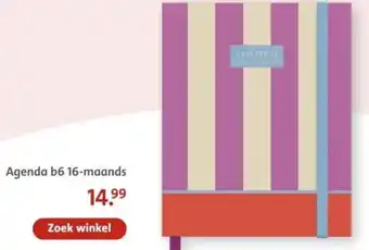 Bruna Agenda b6 16-maands aanbieding