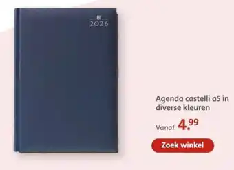 Bruna Agenda castelli a5 in diverse kleuren aanbieding