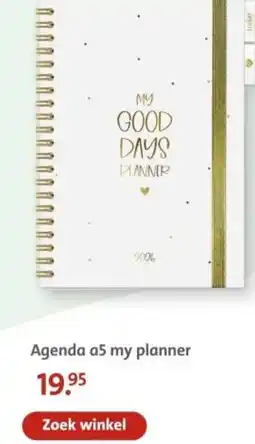 Bruna Agenda a5 my planner aanbieding