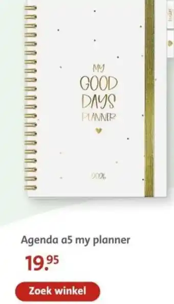 Bruna Agenda a5 my planner aanbieding