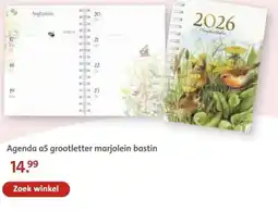 Bruna Agenda a5 grootletter marjolein bastin aanbieding