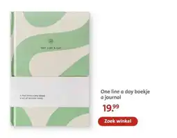 Bruna One line a day boekje a journal aanbieding