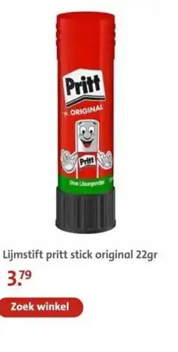 Bruna Lijmstift pritt stick original 22gr aanbieding