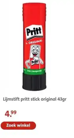 Bruna Lijmstift pritt stick original 43gr aanbieding