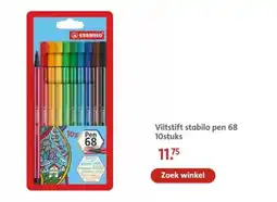 Bruna Viltstift stabilo pen 68 10stuks aanbieding