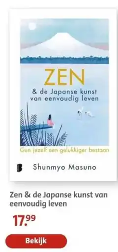 Bruna Zen & de Japanse kunst van eenvoudig leven aanbieding