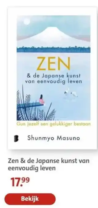 Bruna Zen & de Japanse kunst van eenvoudig leven aanbieding