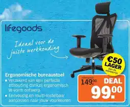 Albert Heijn Ergonomische bureaustoel aanbieding