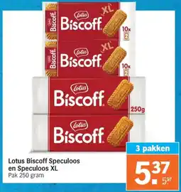 Albert Heijn Lotus Biscoff Speculoos en Speculoos XL aanbieding