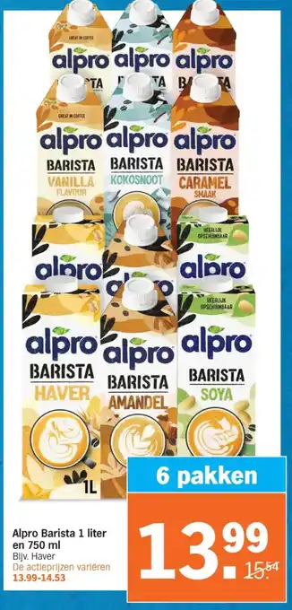 Albert Heijn Alpro Barista aanbieding