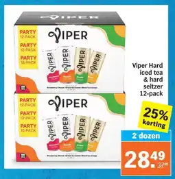 Albert Heijn Viper Hard iced tea & hard seltzer aanbieding