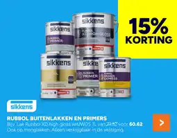 BOUWMAAT Rubbol buitenlakken en primers aanbieding