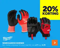 BOUWMAAT Werkhandschoenen aanbieding