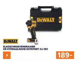 BOUWMAAT Slagschroevendraaier xr hydraulische DCF870NT-XJ 18V aanbieding