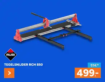 BOUWMAAT Tegelsnijder RCH 850 aanbieding