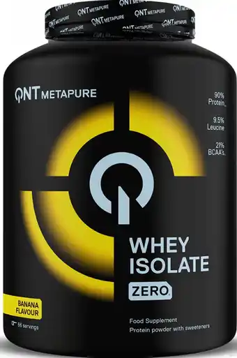 Bol.com QNT Metapure Whey Protein Isolate 2kg Banana aanbieding