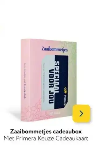 Primera Zaaibommetjes cadeaubox aanbieding