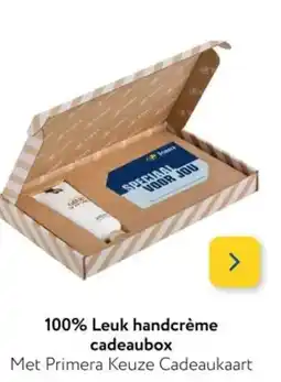 Primera 100% Leuk handcrème aanbieding