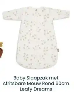Baby-Dump Baby Slaapzak met Afritsbare Mouw Rond Leafy Dreams aanbieding