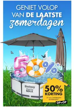 Bouwhof Op alle zwembaden en parasols aanbieding