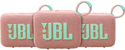 Coolblue JBL Go 4 Roze 3-pack aanbieding