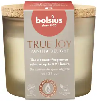 De Online Drogist Bolsius True Joy Vanilla Delight aanbieding