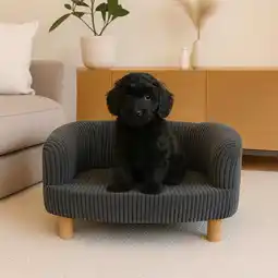Action Teddy rib huisdierenfauteuil - antraciet aanbieding