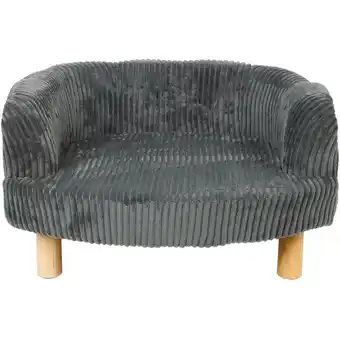Action Teddy rib huisdierenfauteuil - antraciet aanbieding