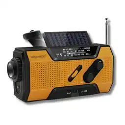 ANWB Noodradio Solar Opwindbaar Met Batterijen Oranje aanbieding