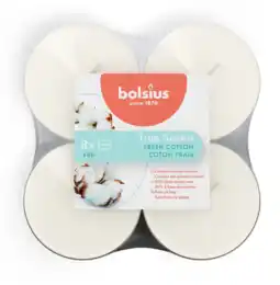 De Online Drogist Bolsius True Scents Fresh Cotton Maxi Waxine aanbieding